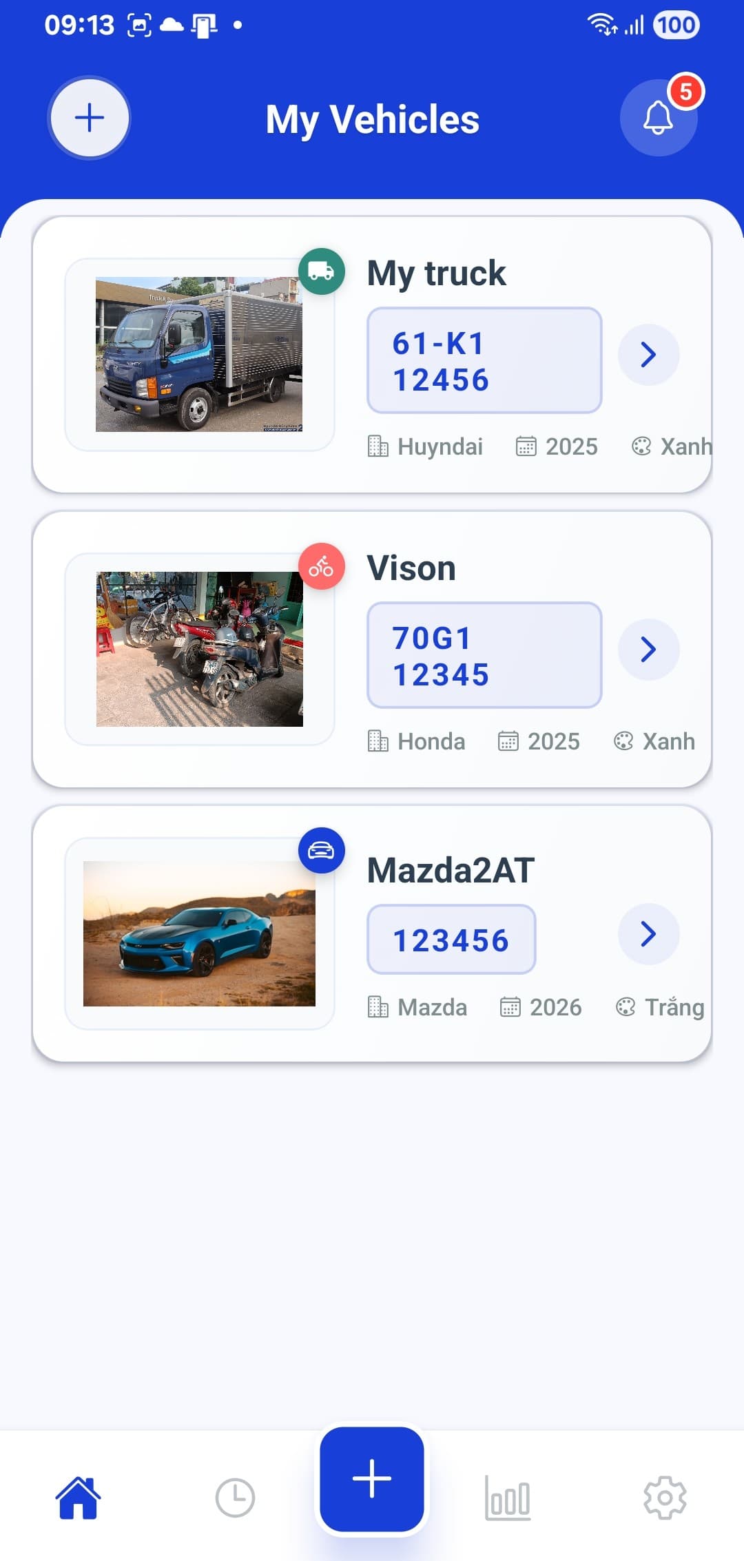 Manage multiple vehicles